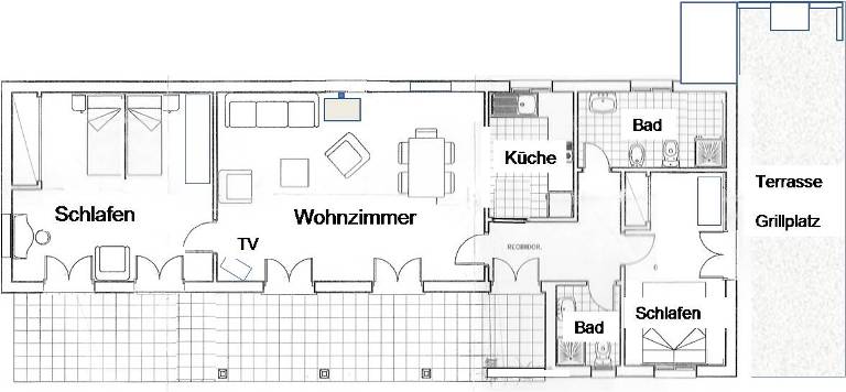 Grundriss Ferienhaus